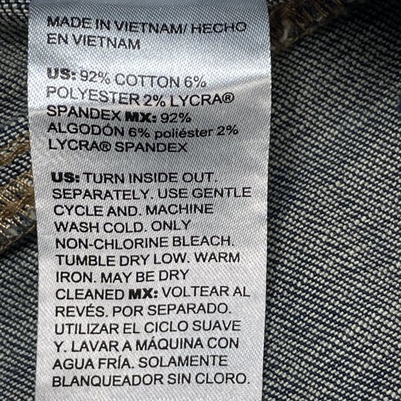 Chicos Jeans Womens Size US 8 So Slimming Girfriend Slim Crop High Rise 30x23 - Picture 12 of 12